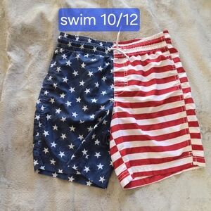 Youth Stars and Stripes Swim Trunks